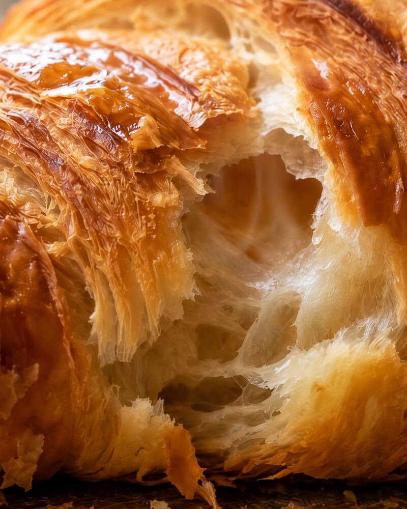 Croissant — Zoom : Interieur aere dechirure du croissant
