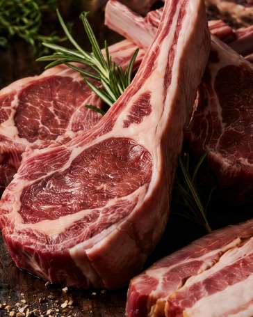Variété de viande — Zoom : Côte d’agneau