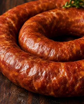 Variété de viande — Zoom : Saucisse fumée